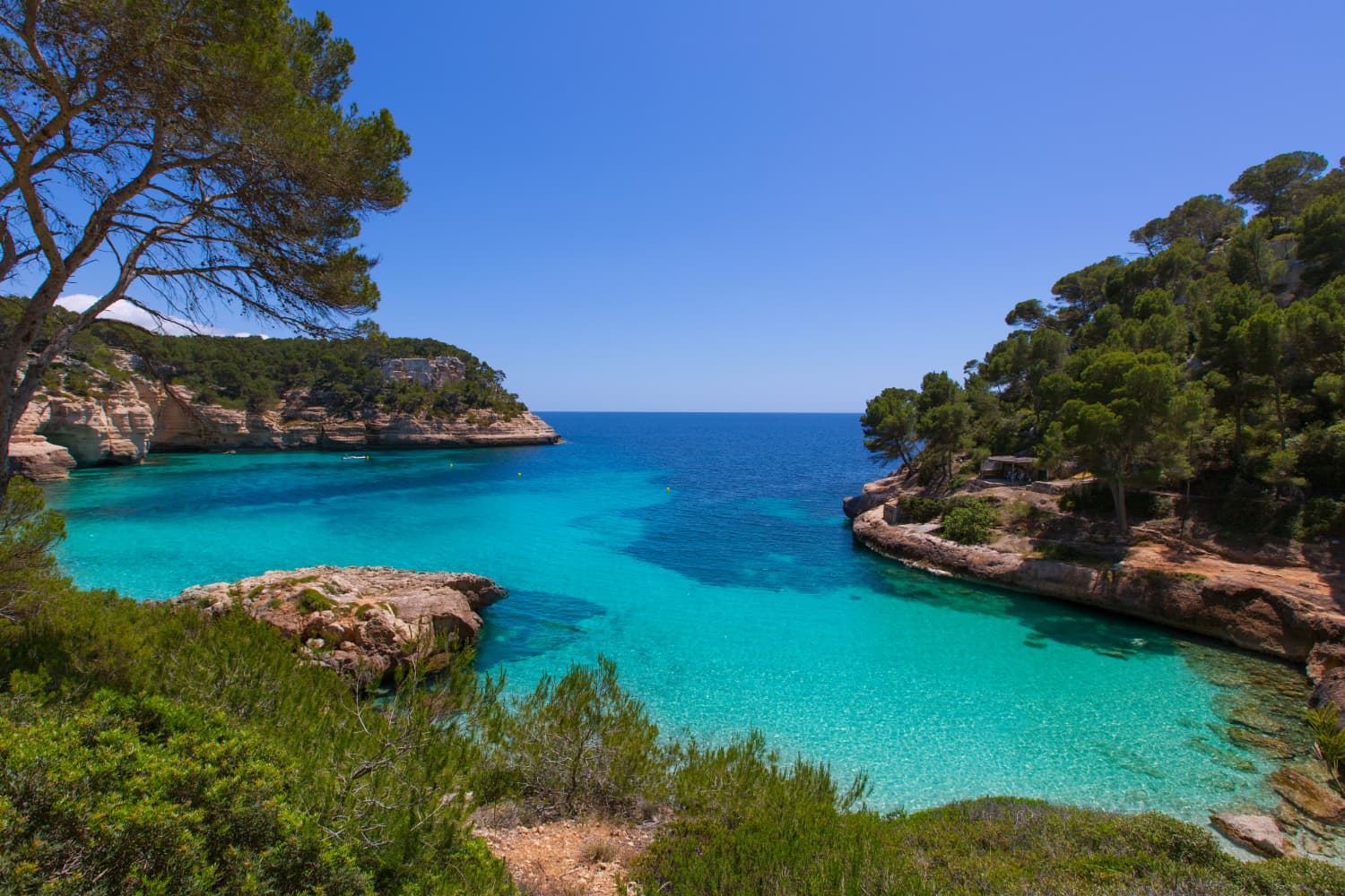 calas vírgenes más bonitas de Menorca